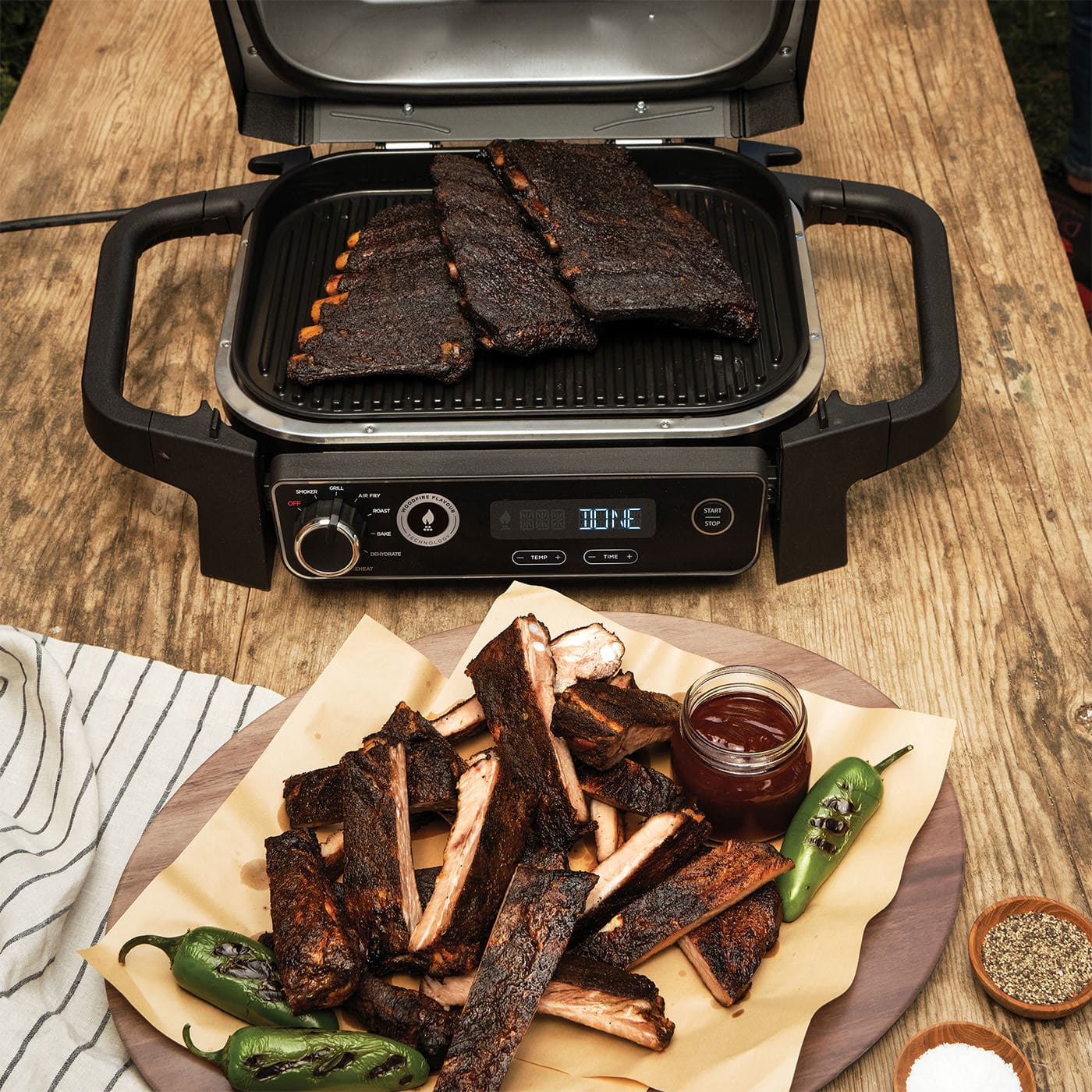 Barbacoa Electrica con Ahumador Ninja Woodfire OG701EU Ninja Espana